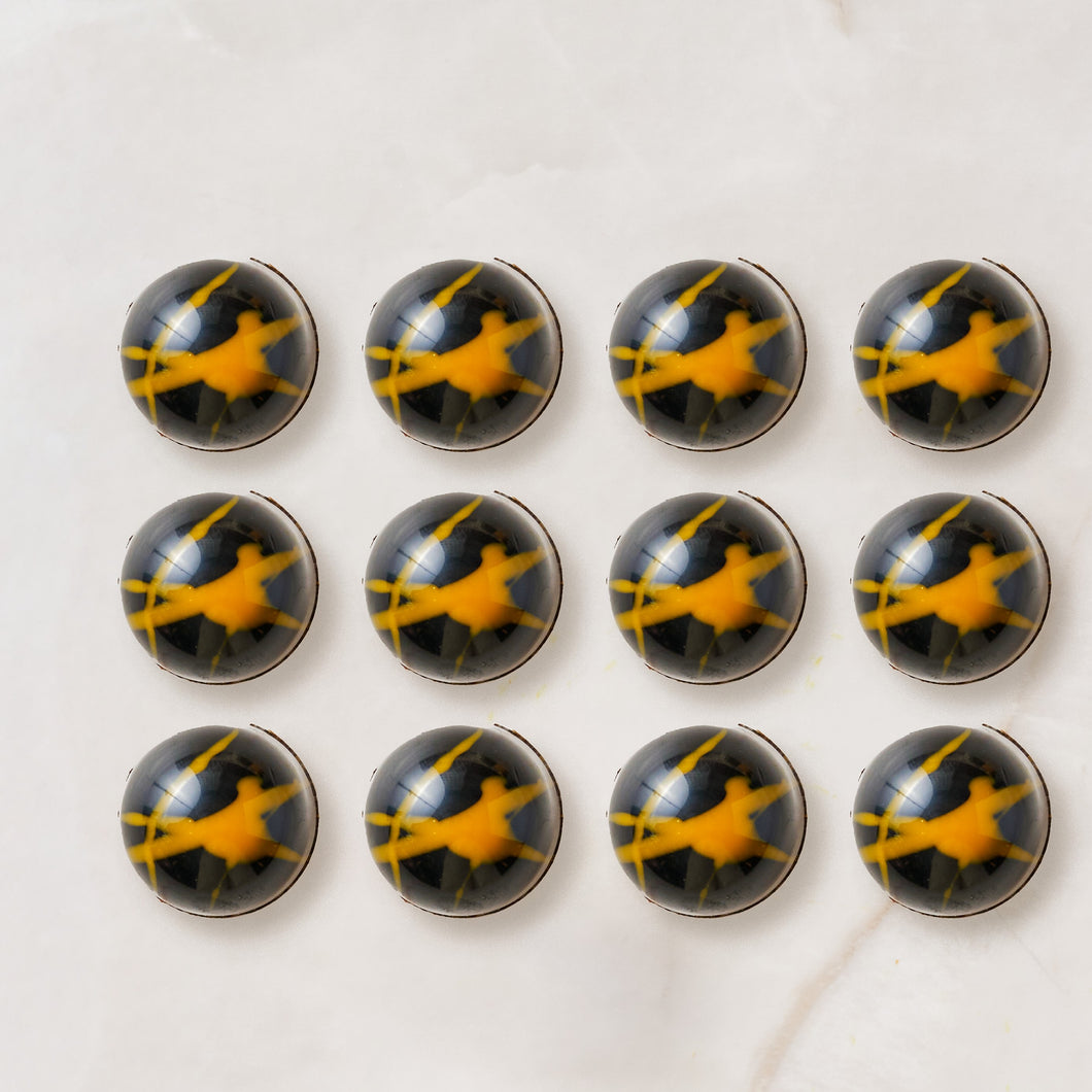 Orange Blossom Almond Chocolate Pralines